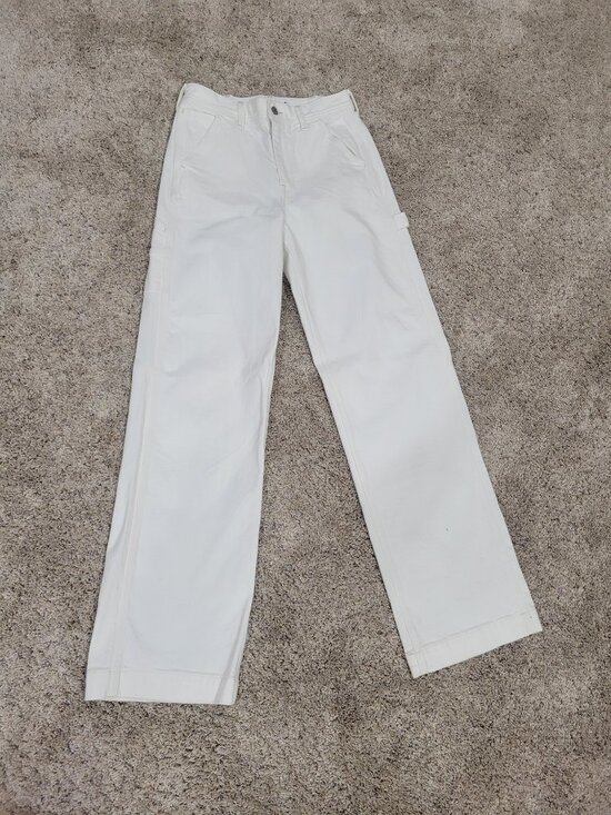 American Eagle Outfitters - AE77 Denim - AE77 White Stovepipe jeans - 2R